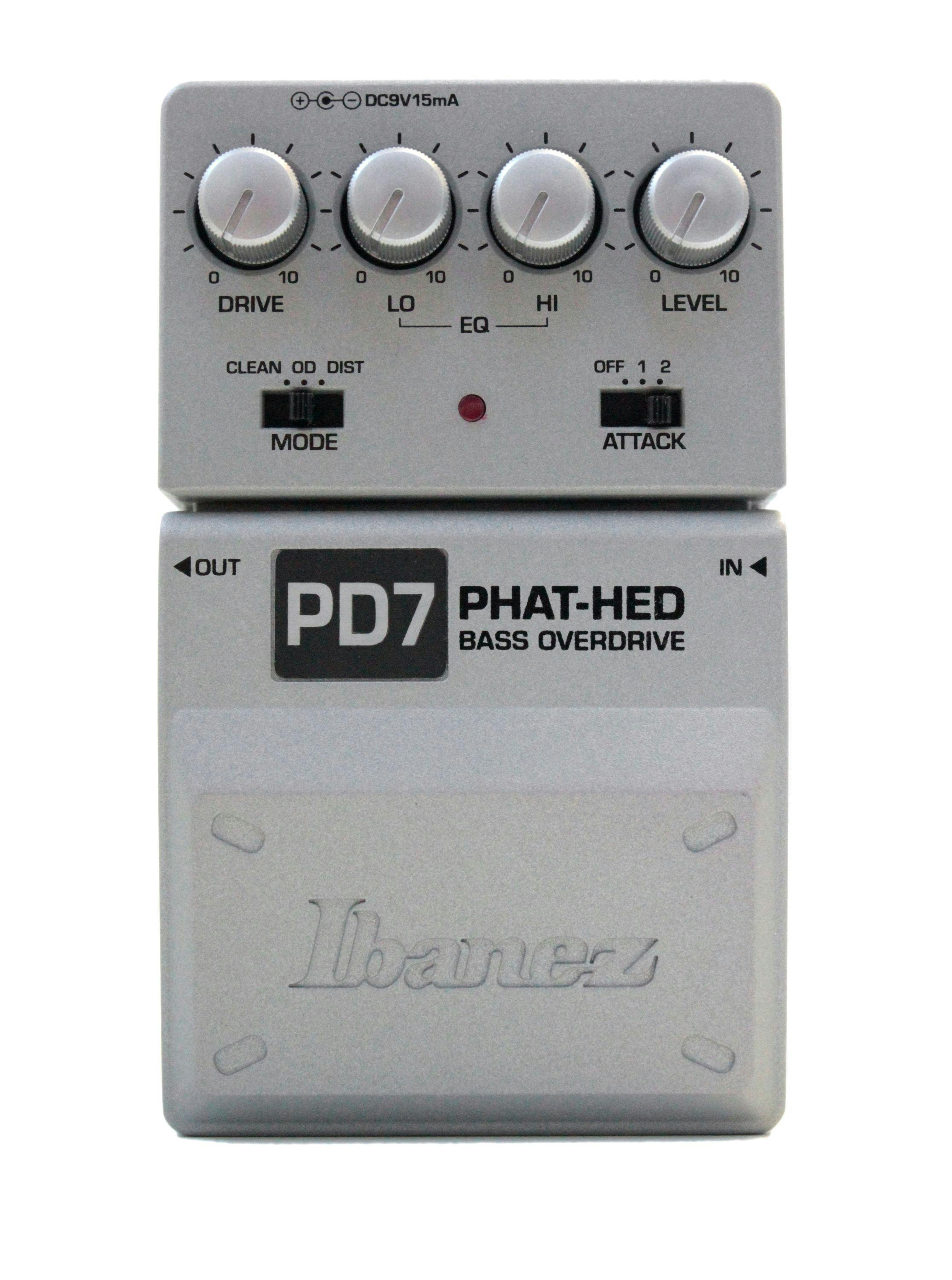 Second Hand Ibanez PD7 Phat Hed Bass Overdrive Pedal - Andertons